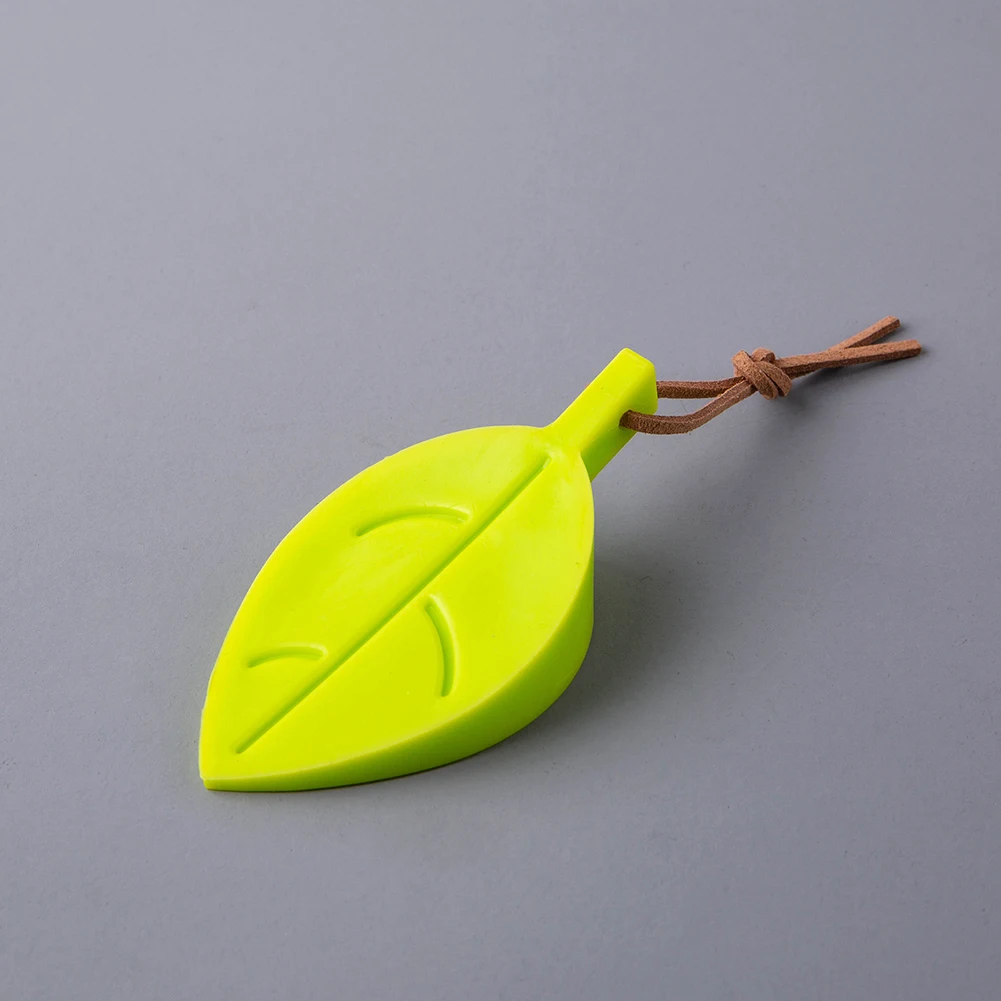 Leaves Shape Silicone Door Stopper for Kids Anti-Pinch Hand Safety Soft Material Fits All Doors Tiles Carpets Wooden Glass Metal