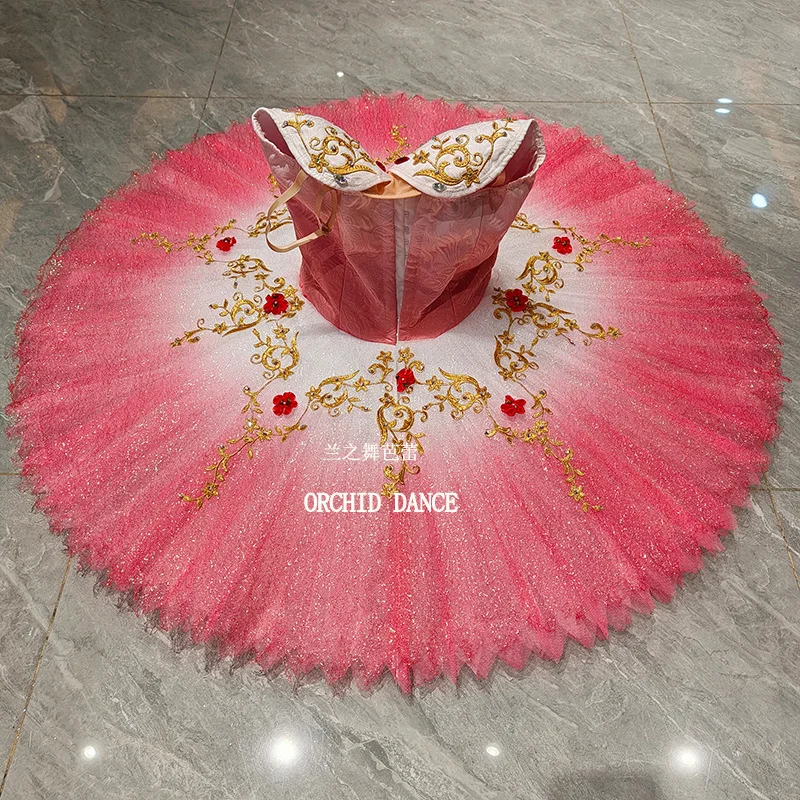 ชุดบัลเลต์สีชมพู BT2506991 สำหรับเด็ก ผู้หญิง และผู้ใหญ่ ขนาดและสีตามสั่ง