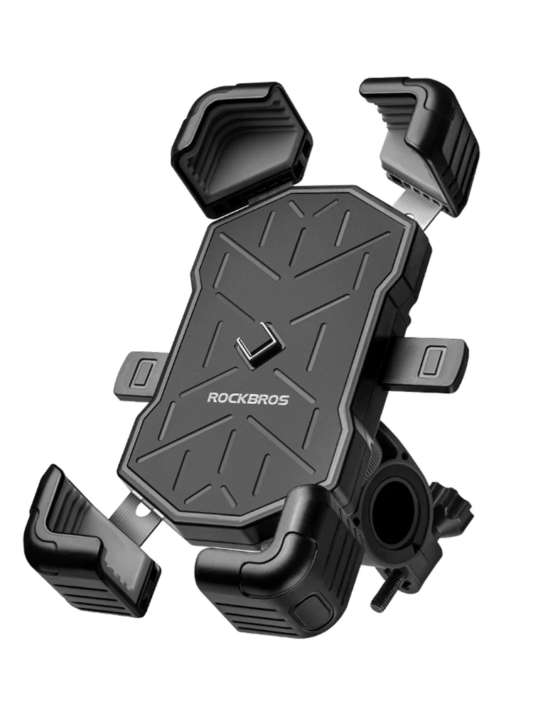ROCKBROS Fahrrad-Handyhalter 360° °   Ansicht Universal Fahrrad Telefon Halter 4,5-7,2 zoll Handy Ständer Stoßfest Motorrad Halterung