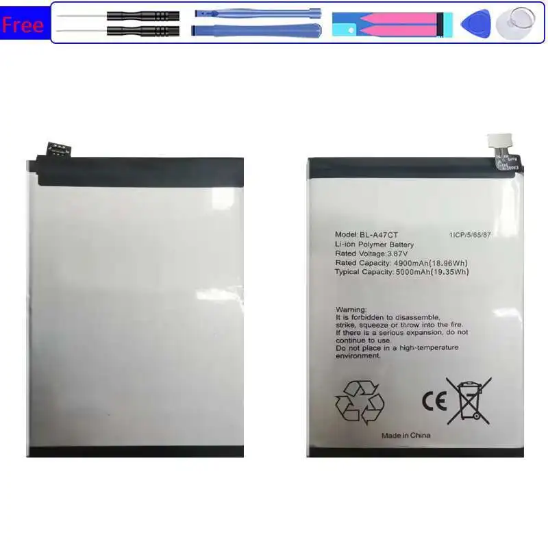 

Mobile Phone Battery For Gplus BL-A47CT Durable 5000Mah