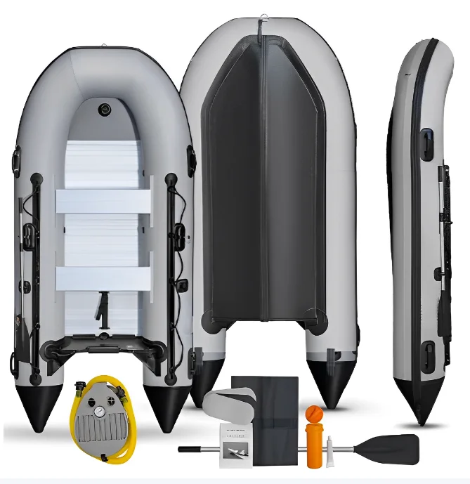 

Popular Design CE Certificate 360cm 5 Person PVC Tobin Sports Inflatable Kayak With Aluminium Floor
