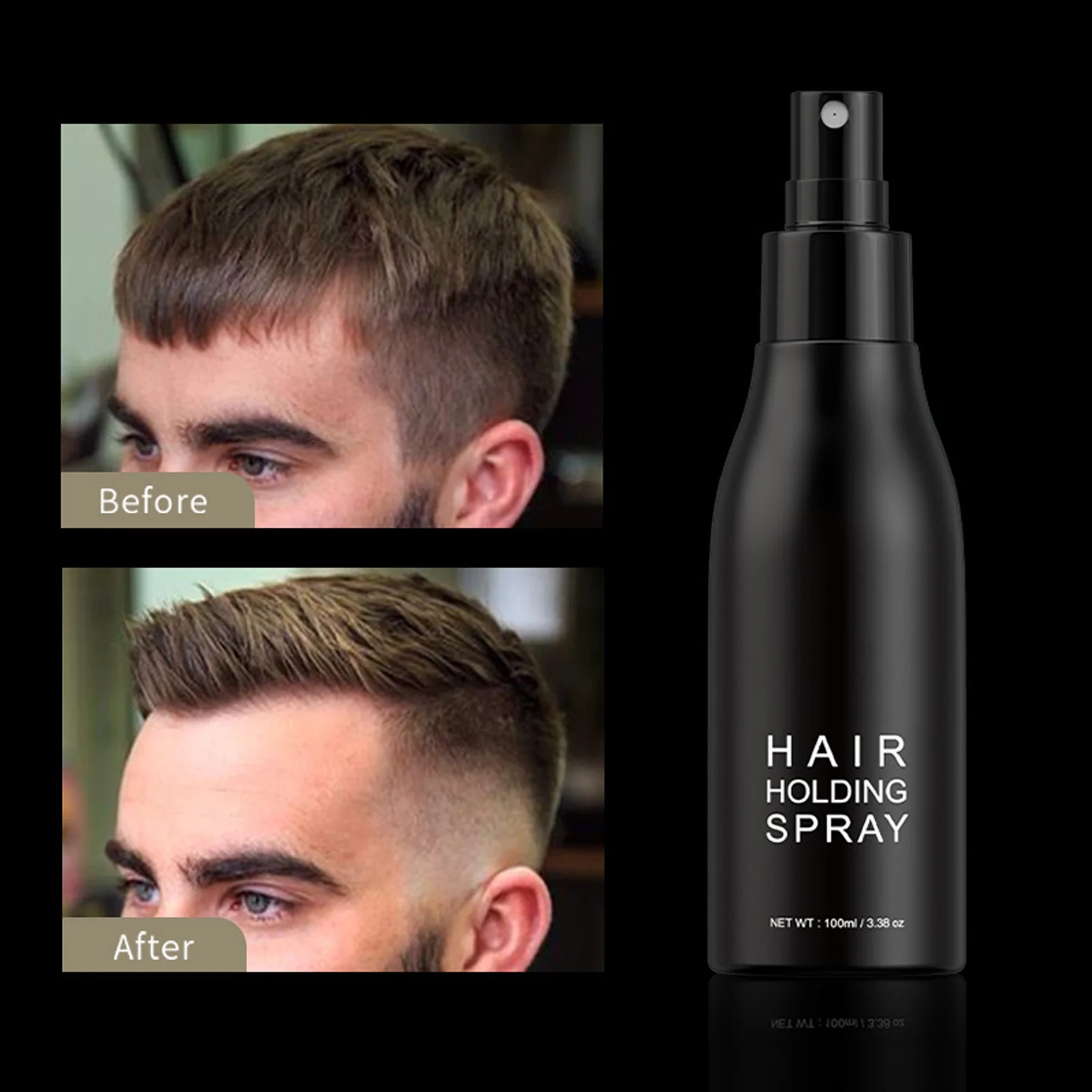 Styling water spray, quick moisturizing, styling gel water spray, straight hair, curly hair