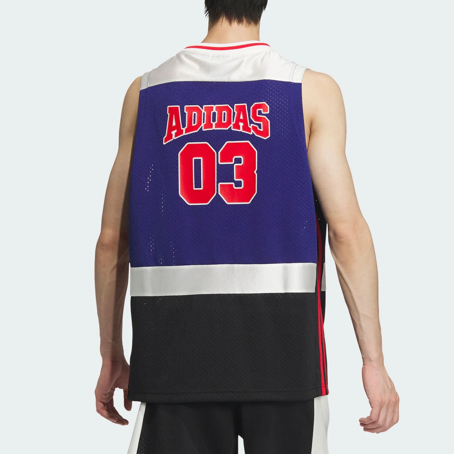 Adidas Official Authentic Three Stripes Unisex Retro Basketball Sport Casual Vest JD6400