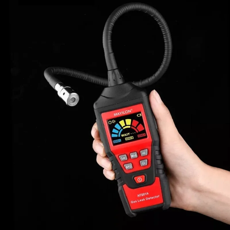 HT601A+ HT601B+ Battery Rechargeable Household Gas Leak Detector Portable Combustible Gas Tester HT601A  HT601B  LED Display