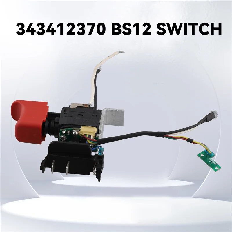 

【Hot Selling】4X BS12 Power Tool Switch For METABO Power Max BS 10.8V 12V Cordless Drill Trigger Quick 343412370 Power Tool