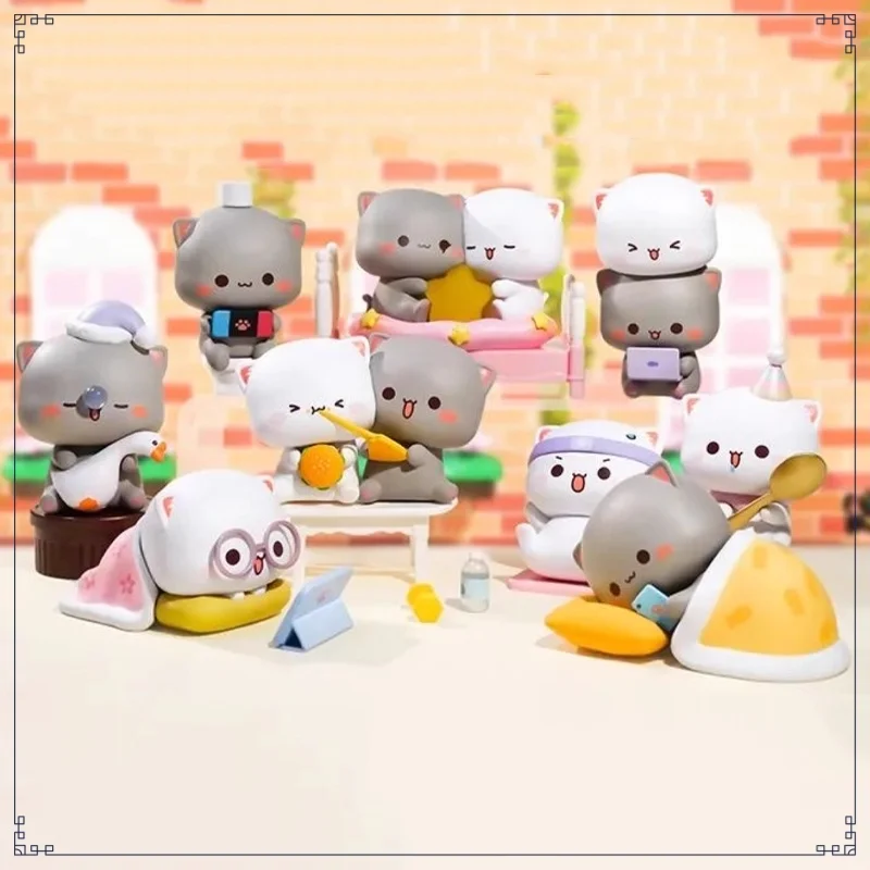 

Peach Cat's Fourth Wave Love Like Peach 4th Generation Series Blind Box Periphery Trendy Play Cute Cat Ornament Handmade Doll