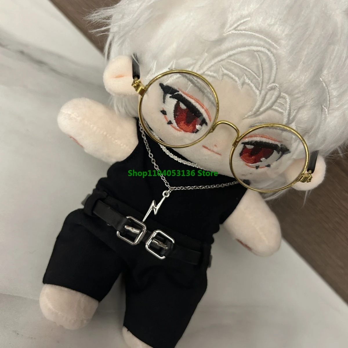 Game Love And Deepspace Sylus Anime Zayne Xavier Rafayel Qin Che 20CM Doll Clothes Pants Leather Shoes Short Sleeves Glasses