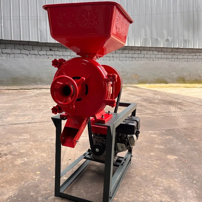 

High Output Automatic Engine Flour Mill for Farm Use Efficient in Grinding Peanuts Soybeans Corn Wheat Into Powder