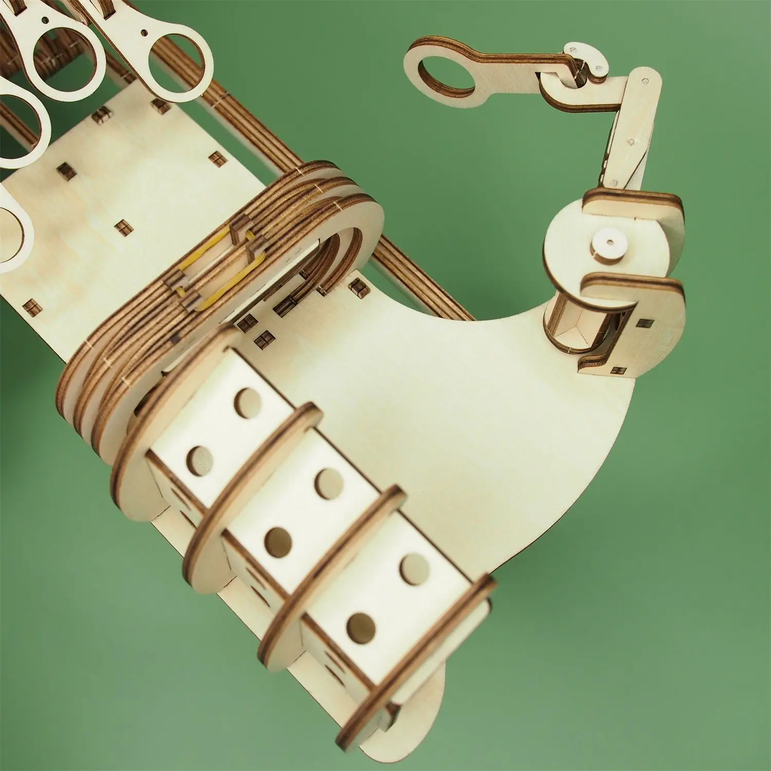 DIY 3D Holz Montage Terminator Manipulator Holz mechanische Übertragung Spielzeug Geburtstagsgeschenk kreative Kinder