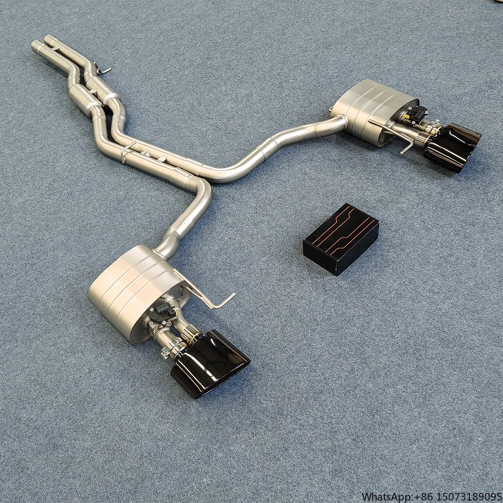 

High Quality Valvetronic Muffler Exhaust for RS6 RS7 C7 C8 4.0TT Performance Tuning Valved Exhaust With Tips