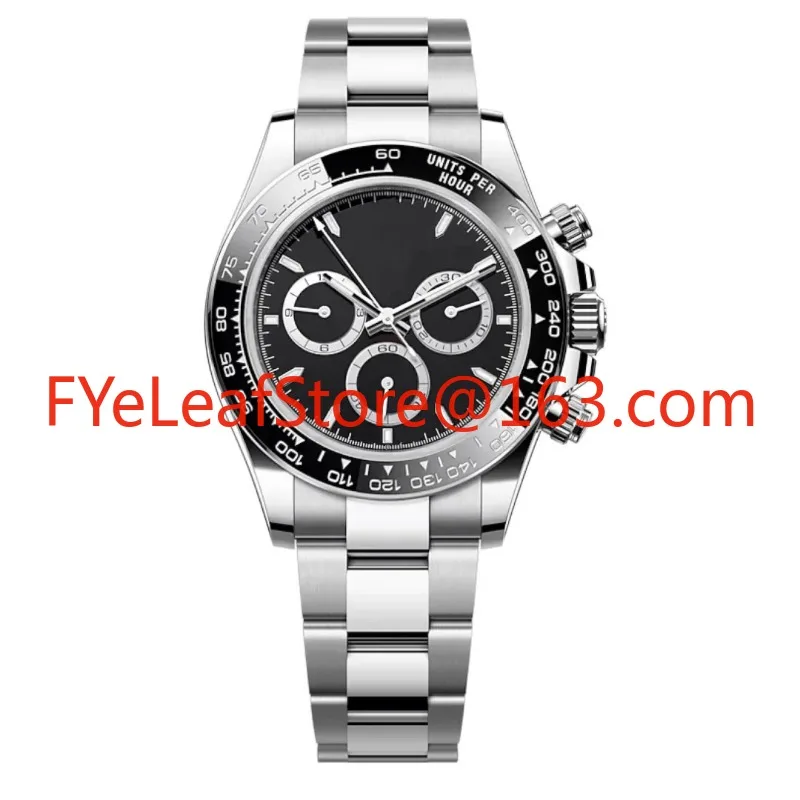 2024 New Super Quality Diving 5A Watch 40mm Clean Factory 904 Steel ETA 4131 Movement Thickness 12.3mm 126500 Luxury Panda Watch