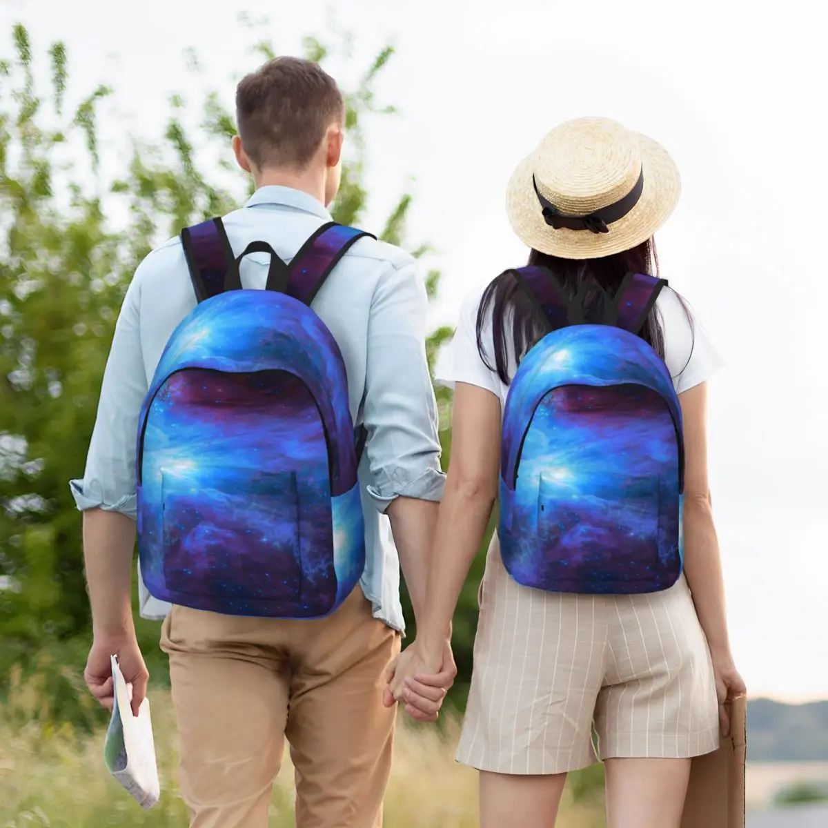 

Orion's Nebula Backpack Student Boys Girls BookBag Children School Bag Laptop Shoulder Bags for Men Women