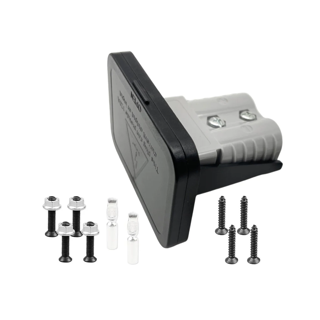 Plug Mounting Panel For Anderson Parts 120A For Anderson Connectors Flush Mount Recessed Plate Grey