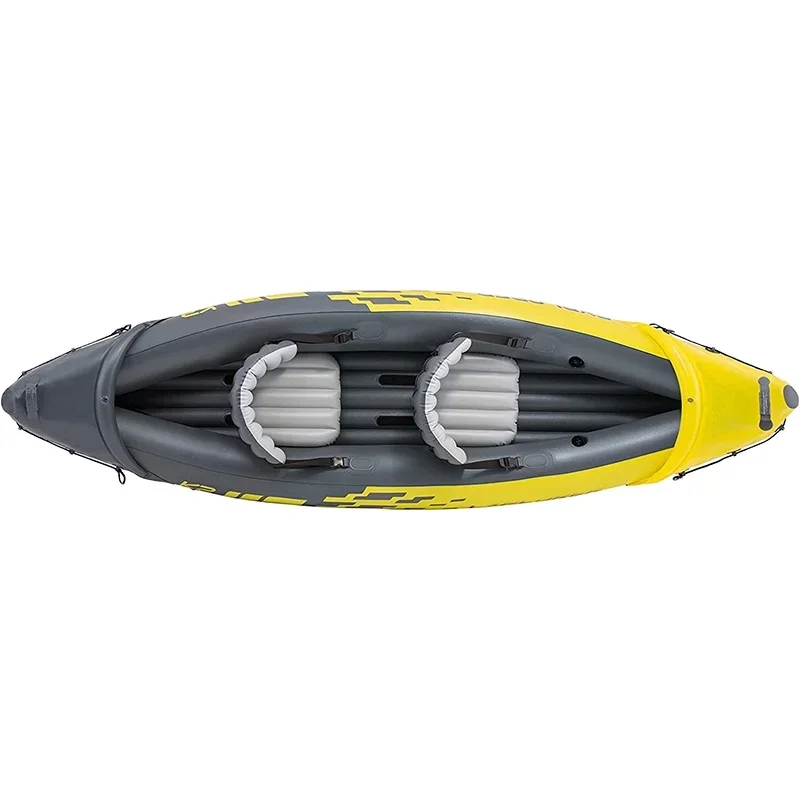 CHOOYOU outdoor 2-Person Inflatable kayaking set With aluminum Oars inflator pump Rubber boats pvc canoe kayak