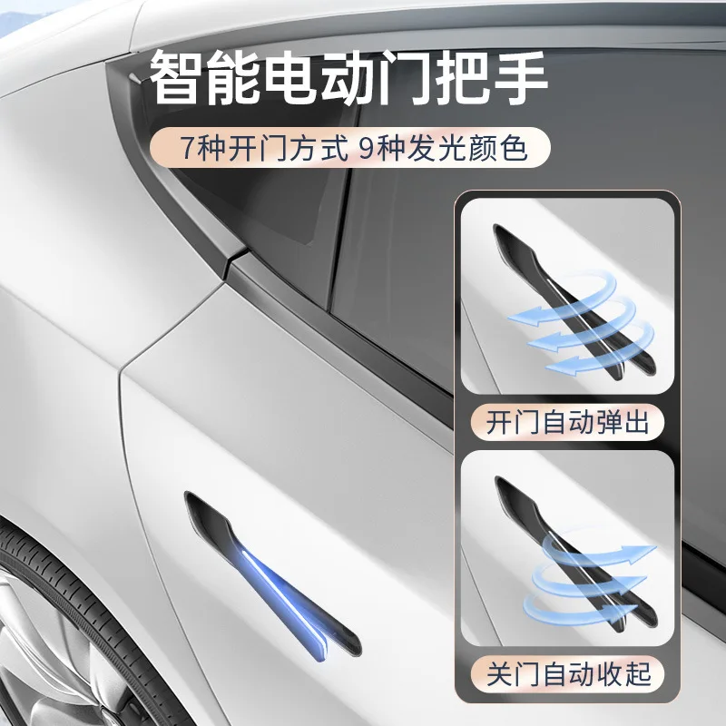 Compatible with Tesla Model 3/Y Refresh 3 and Refresh Y & YL Electric Door Handles—Damage-Free Installation of Colorful Handles