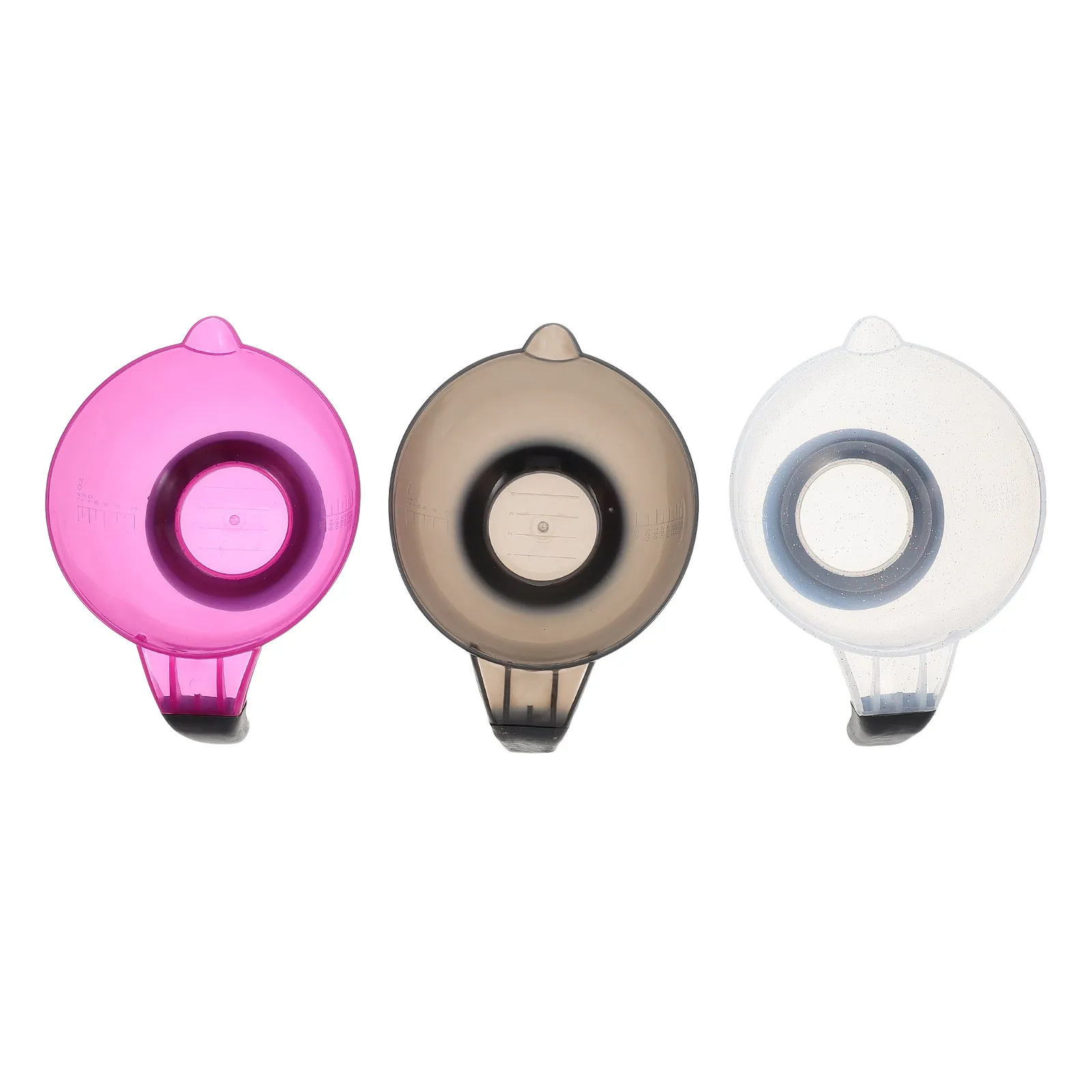 

Набор из 3-х мисок для смешивания краски для волос, для парикмахерских и домашнего использования, инструмент для парикмахеров