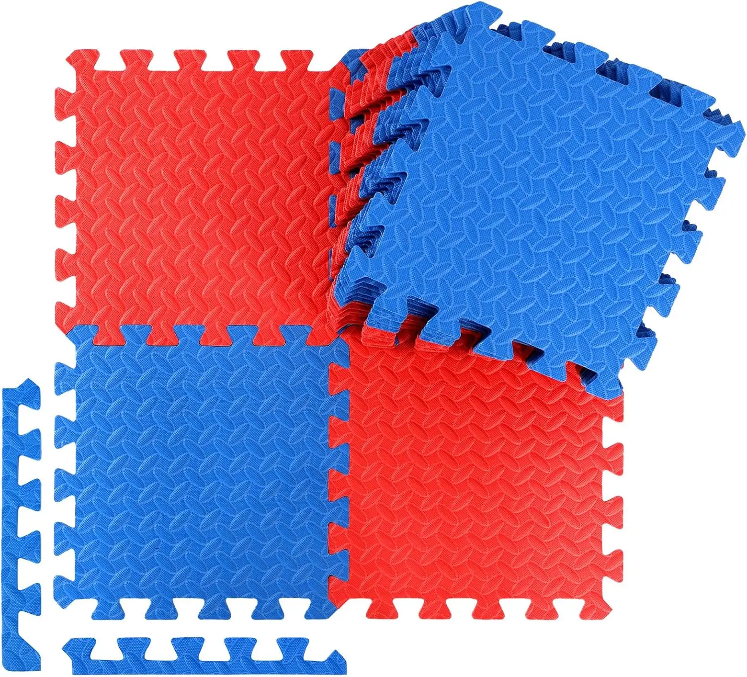 In elkaar grijpende EVA-schuimvloermatten Waterdichte antisliptegels voor GymGarage Kinderkamer Thuistraining Sportmat Puzzelmat