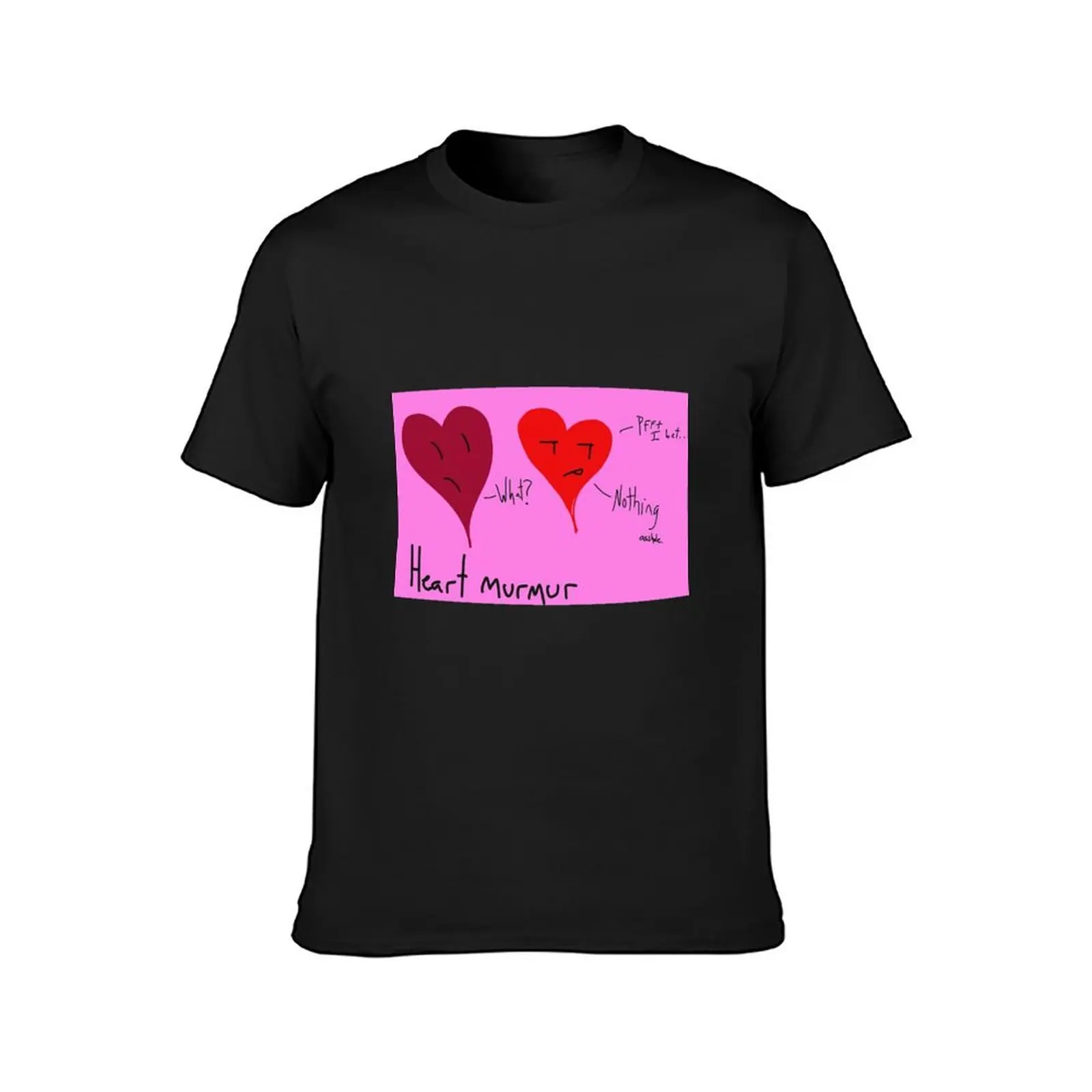 Heart Murmur T-Shirt Blouse new edition oversized Short sleeve tee men