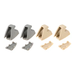2Pcs Sun Visor Support Retainer Fastener Clip Hook Bracket Hanger with Trap Door Located At Bottom of Clips Fit for GM 95994975