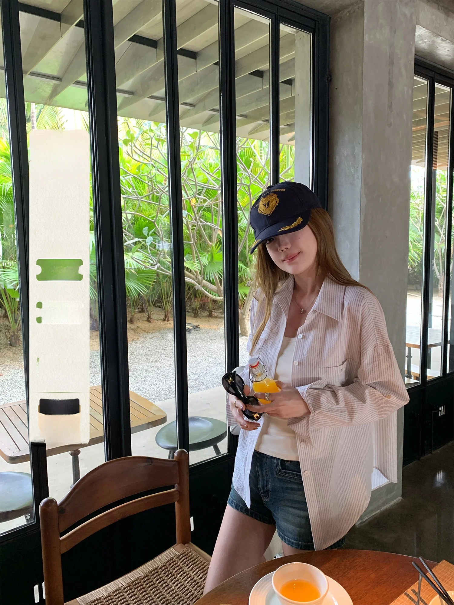 

Женская свободная рубашка Yuzhouqi с длинным рукавом в белую полоску, дышащая, повседневная, для защиты от солнца, весенняя верхняя одежда