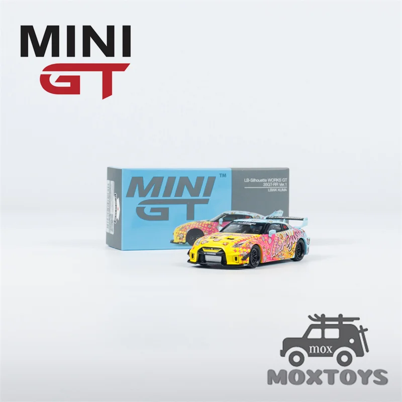 MINI GT 1:64 LB-Silhouette WORKS GT 35GT-RR Ver.1 LBWK RHD Diecast Model Car