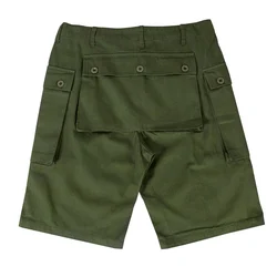 USMC P44 Short Pants HBT Retro WW2 U.S.Training Panties Tactical Running Board Bottom Green Pockets Large WWII WW2