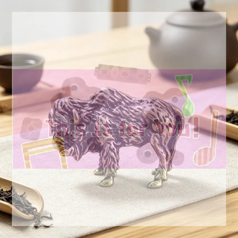 【MA】Vintage Mini Brass Sheep Figurine Retro Lamb Statue Farm Animal Desktop Ornament 2027 New Year Gifts
