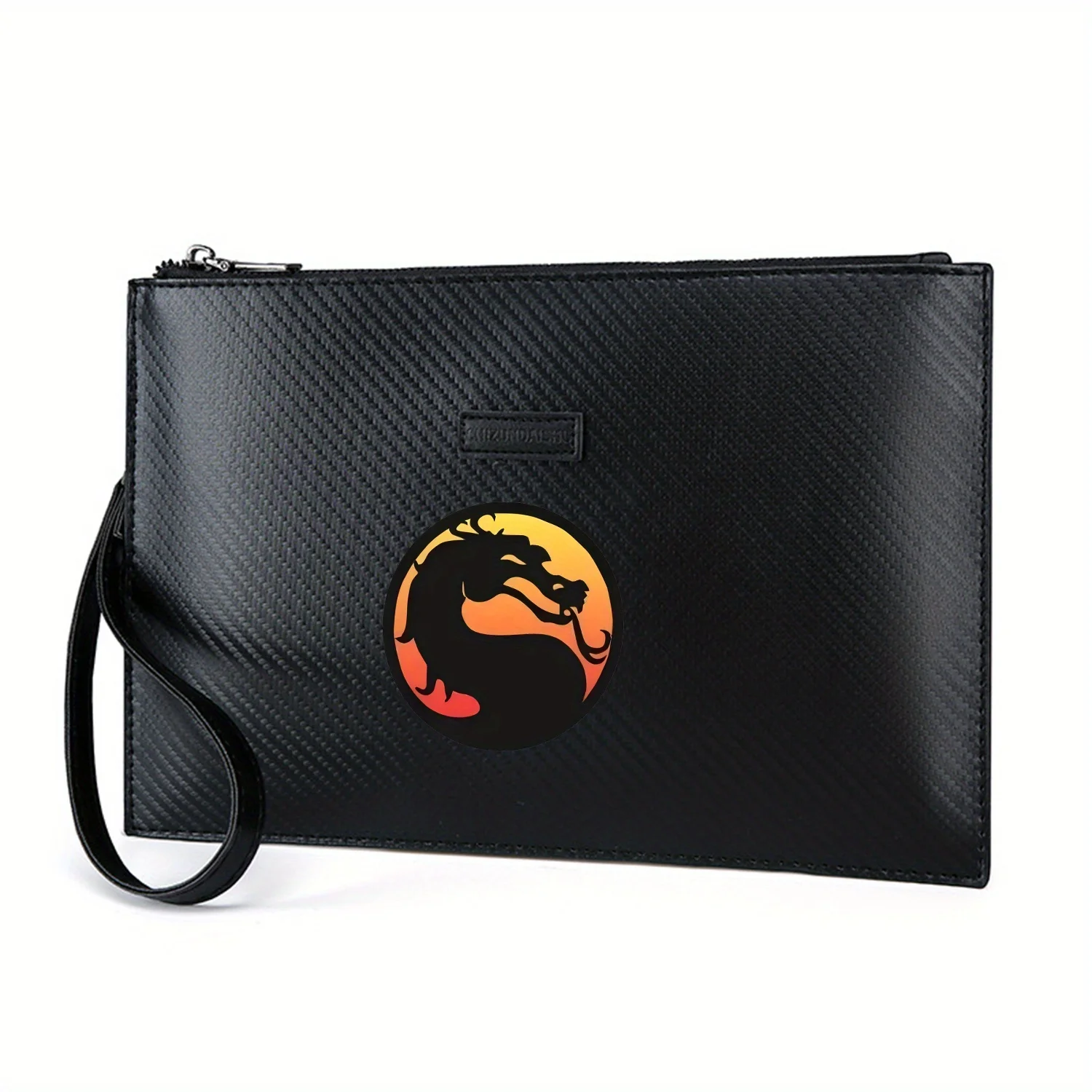 dragao-circulo-simbolo-de-fogo-jogo-elegante-impresso-pu-bolsa-masculina-elegante-e-pratico-para-transporte-diario