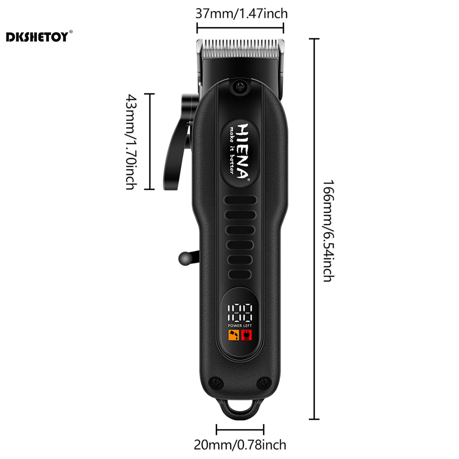 HIENA Professional Barber hair Clippers HYN-222 Low Noise Electric Clipper home appliance hair cutting Wet And Dry haircut