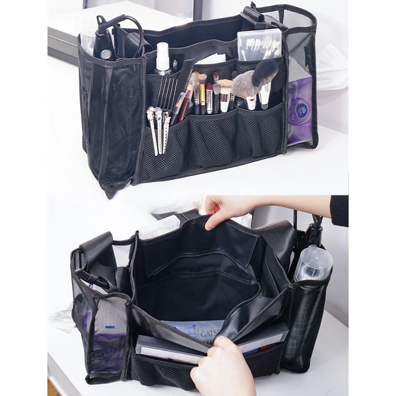 

1Pc Large Capacity Makeup Brushes Bag Multi-function Cosmetic Handbag Professinal Makeup Artist Portable Divider Organizer Case