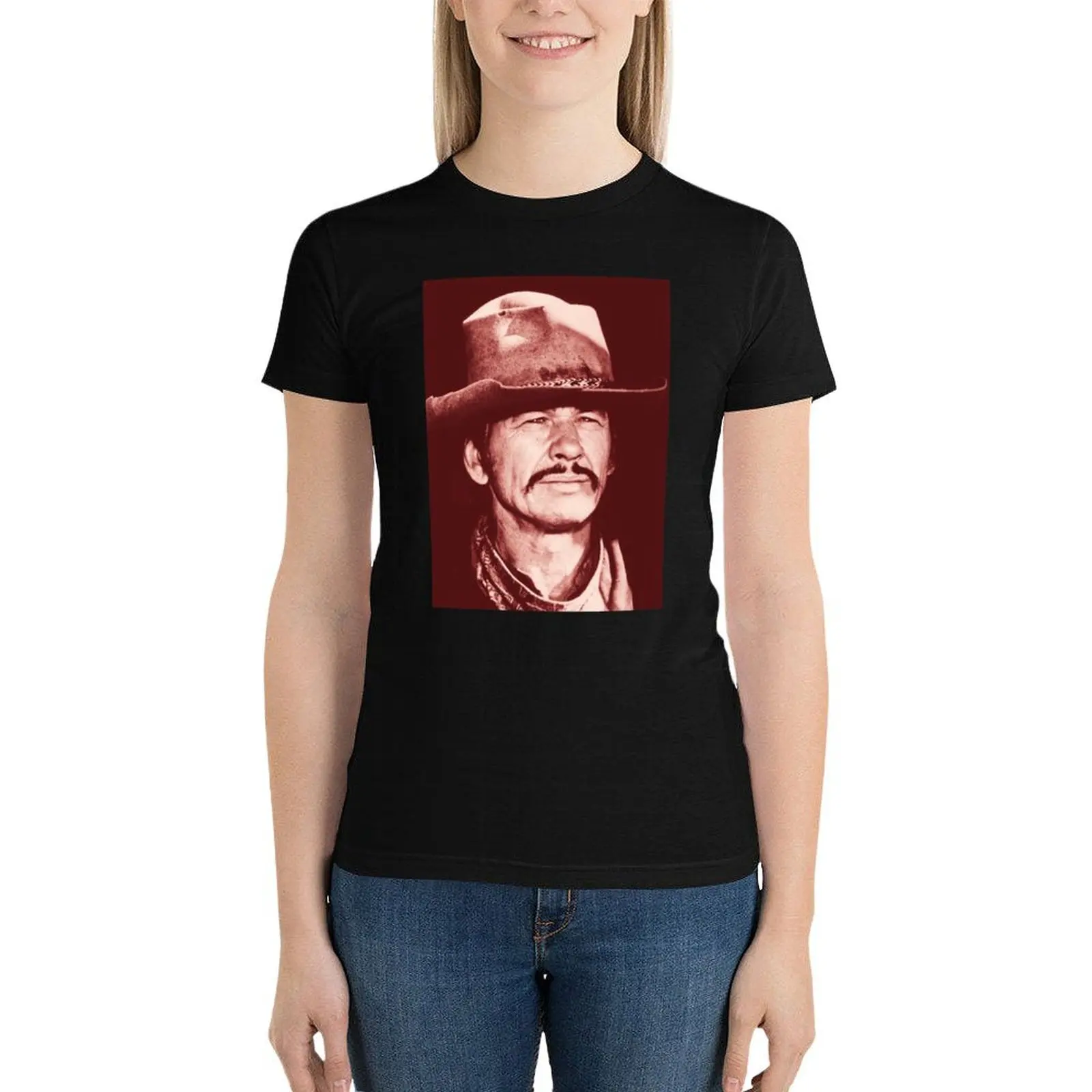 Charles Bronson T-Shirt cute tops Aesthetic clothing Blouse funny funny t shirts for Women