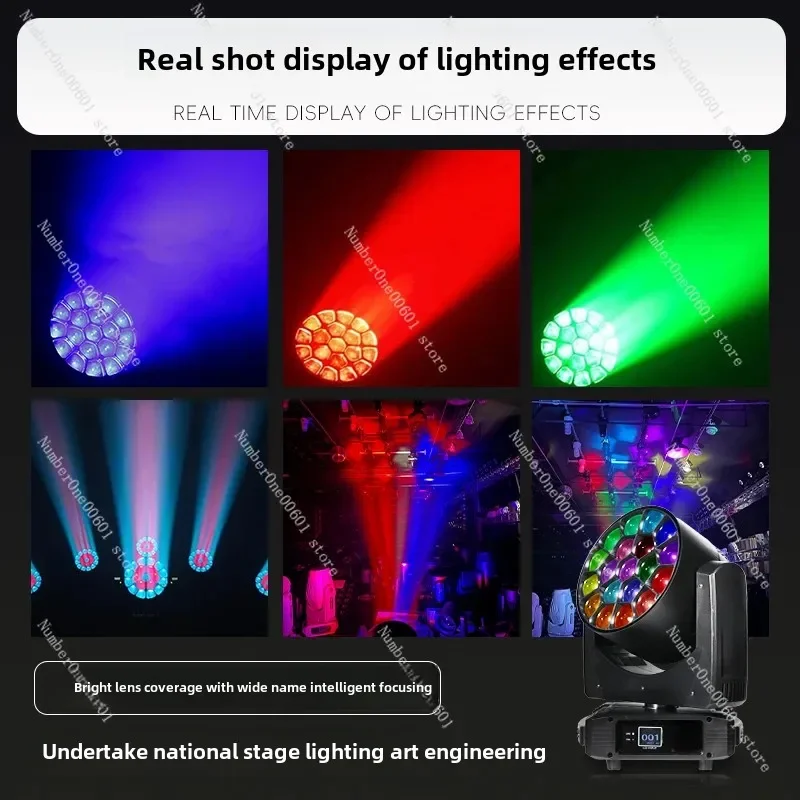 Big Cat Eyes Swinging Headlights Dance Stage Wedding Performance Bar LED Stained Lights