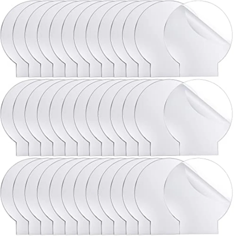 

LICE-36Pcs Acrylic Sheet Clear Cast For LED Light Base, Thick Acrylic Blanks
