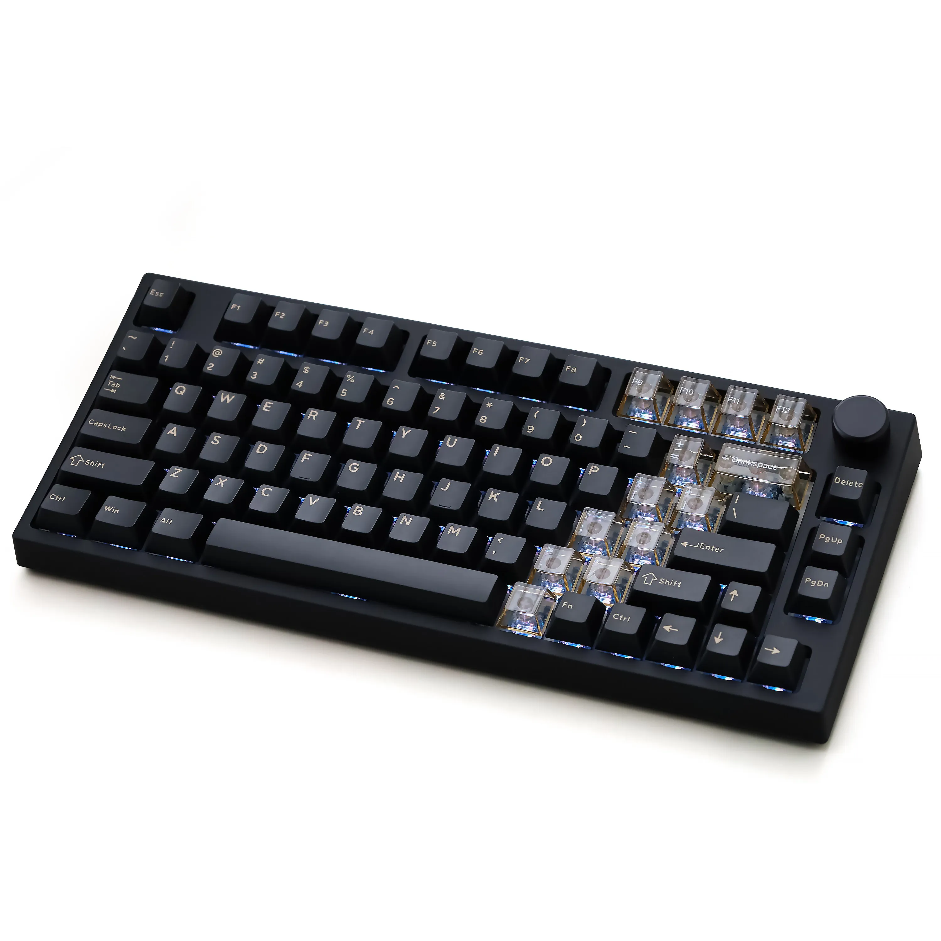 NJ80 Bluetooth 2.4g Portable Hot-swappable 75% with Mechanical Keyboard