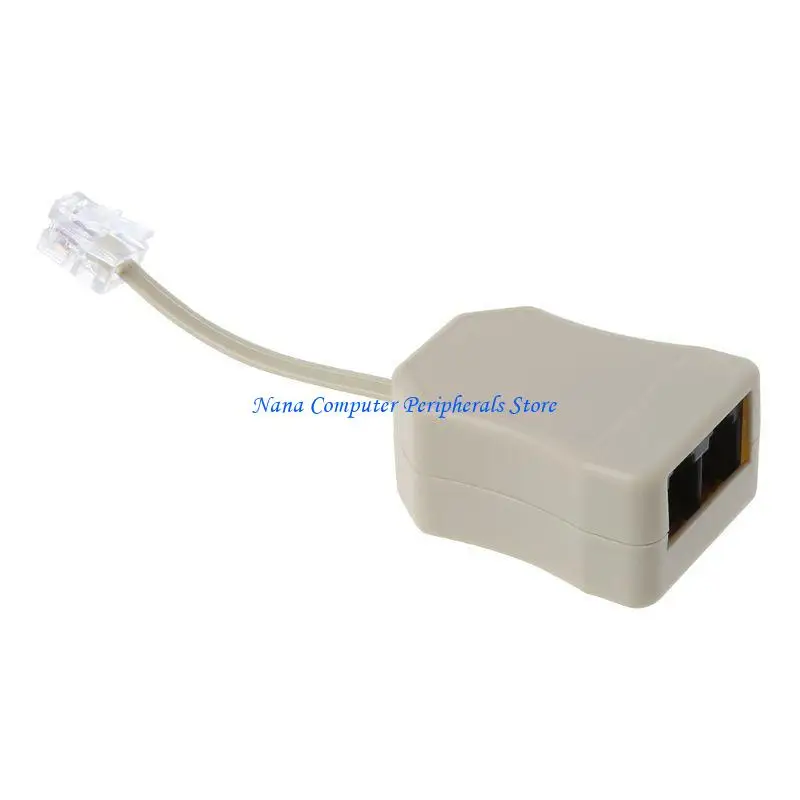 F68C Telephone Phone Fax ADSL Splitter Filter Networking Tablets Laptop Phone Connectors