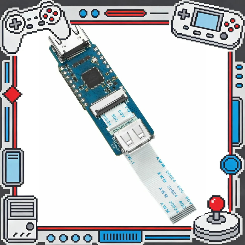 M5Stack Add-on Display In for PoE-P4 LT6911D HDMI Video Input Expansion Module for Embedded Development