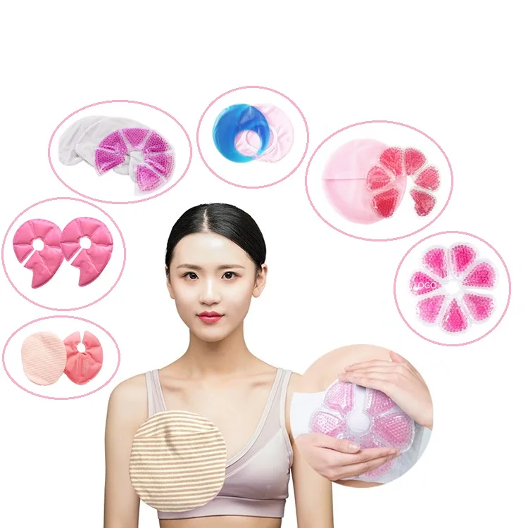 Random Delivery 1 PC Hot Selling Factory Supply Chest Ice Warm Pad Therapy Gel Beads Breast Hot Cold Pack