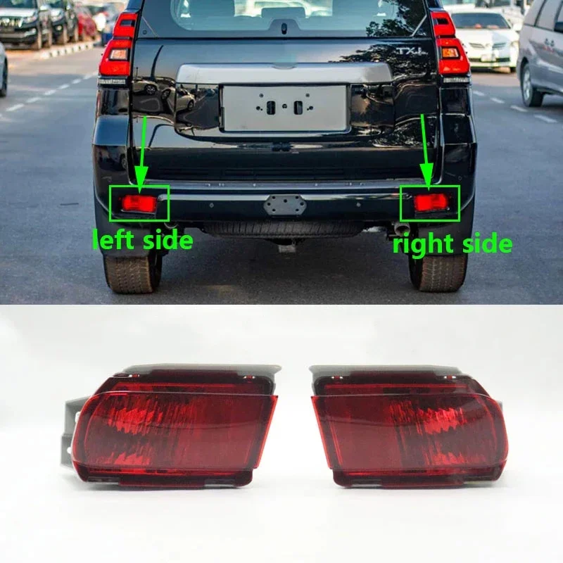 

Пара левых и правых задних противотуманных фар в сборе для Toyota Land Cruiser Prado 150 серии 2010-2015, сигнал заднего бампера светильник 81581-60240