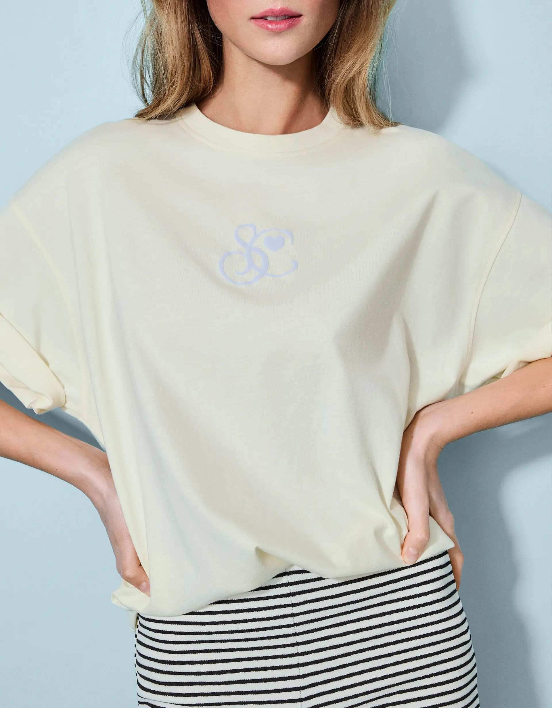 الصيف الهيب هوب المرأة تي شيرت قصير الأكمام سابرينا نجار تي شيرت مطبوع طاقم الرقبة الرسومات أعلى المتضخم Y2k قصيرة الأكمام