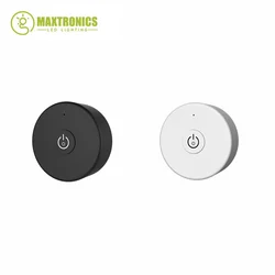 R1-1 telecomando RF a una chiave in bianco e nero 2.4G luminosità Dimmer portatile magnete bloccato Fix per striscia LED monocolore