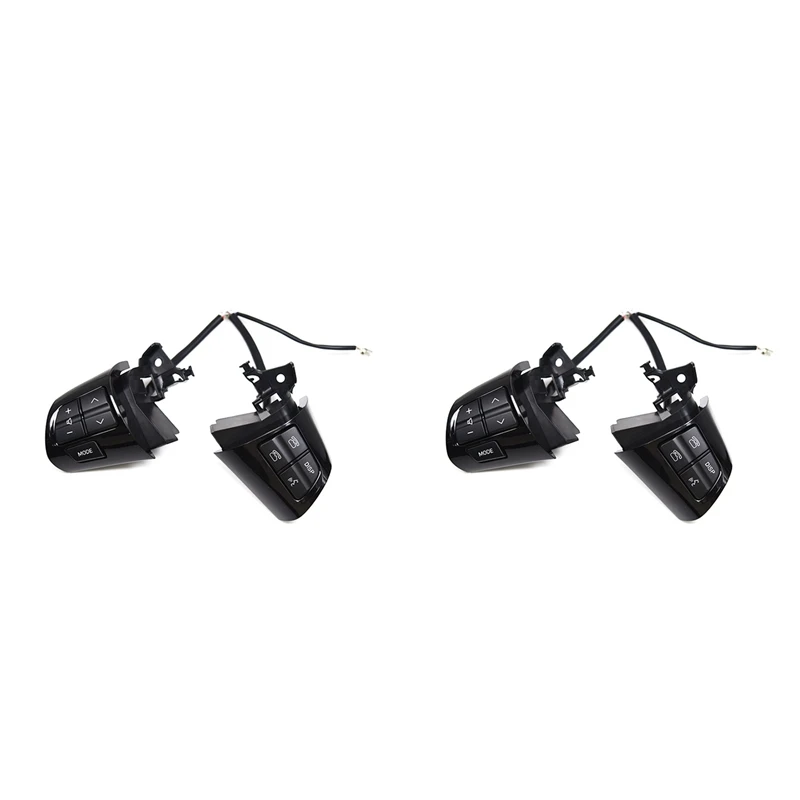 

2X Steering Wheel Audio Control Button Cruise Switch 84250-02230 For Toyota Corolla / Wish / Altis 2010-2013