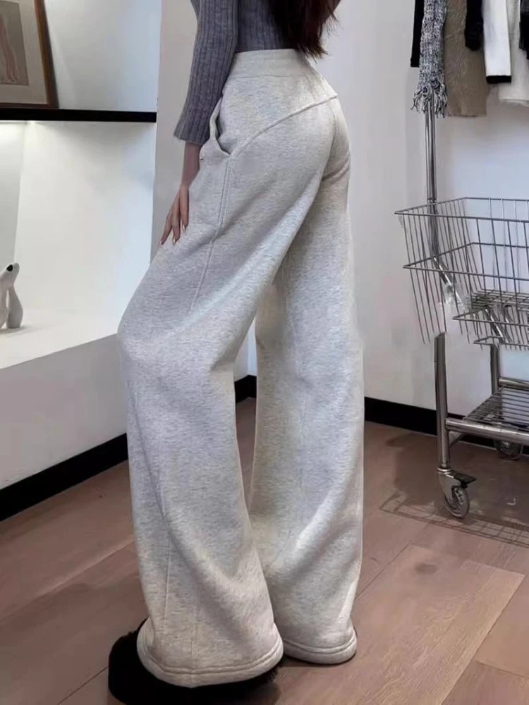 Pants Women Loose High Street Fashion Spring Fall Casual All-match Korean Style Unisex Sporty Comfortable Empire Casual Workout