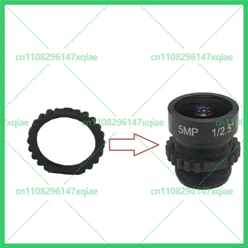 100pcs For M12 Thread Lens Lock Ring Focus Adjustment Ring Fixing Lock Circle CCTV Camera Board Lens Repair Accessory