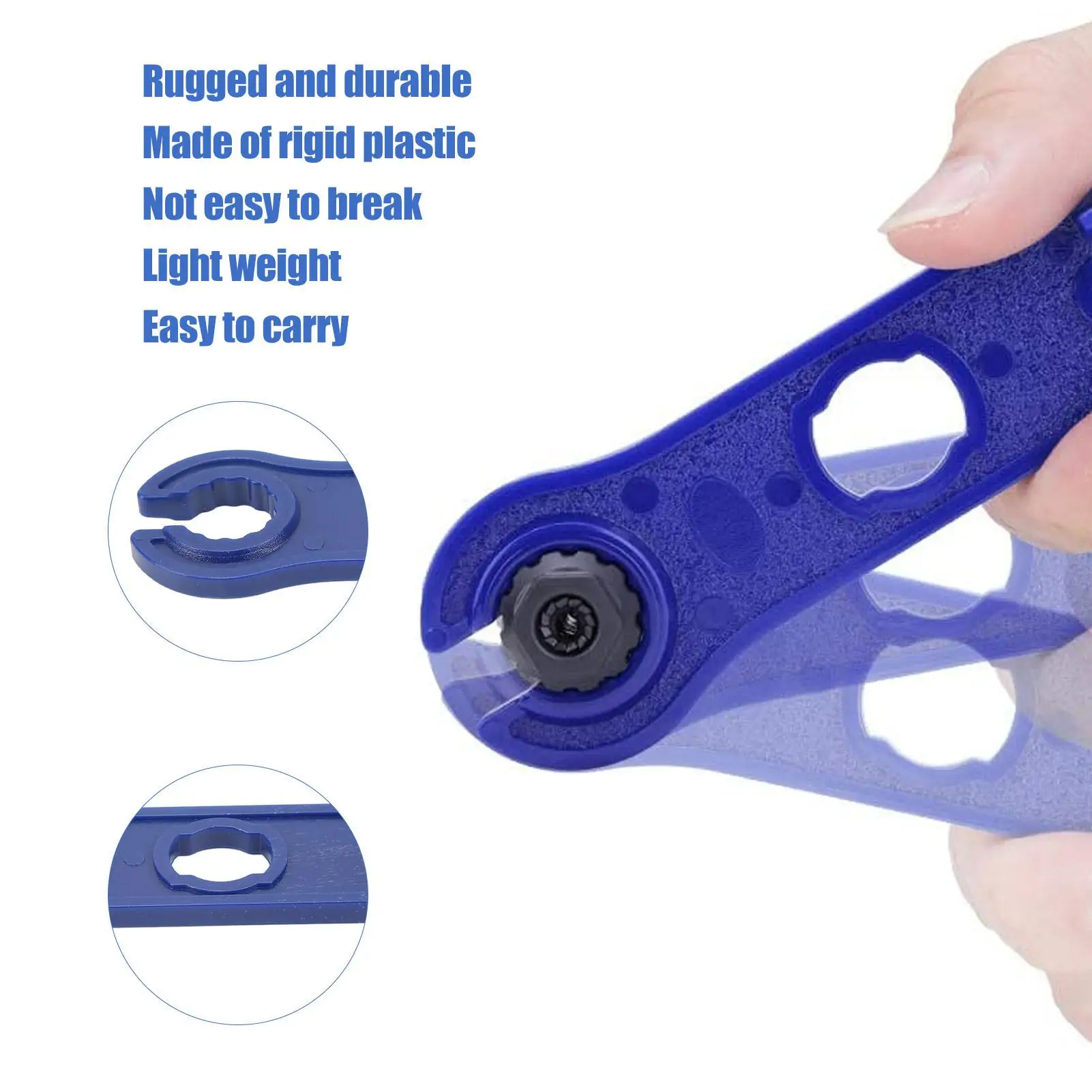 Llave para conector de panel solar, 1 par de llaves para conector solar, resistente para herramienta de mantenimiento