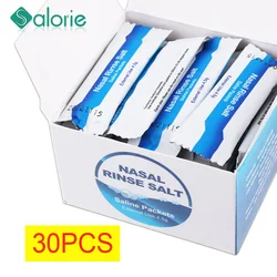 30pcs Nasal Wash Salt for Nose Cleaner Irrigation Salt Nasal Rinse Mix Wash Salt for Neti Pot Cleans Moistens Protects The Nose