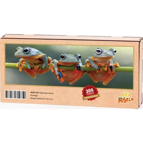 King Of Puzzle Frog Wooden Puzzle 300 Parts