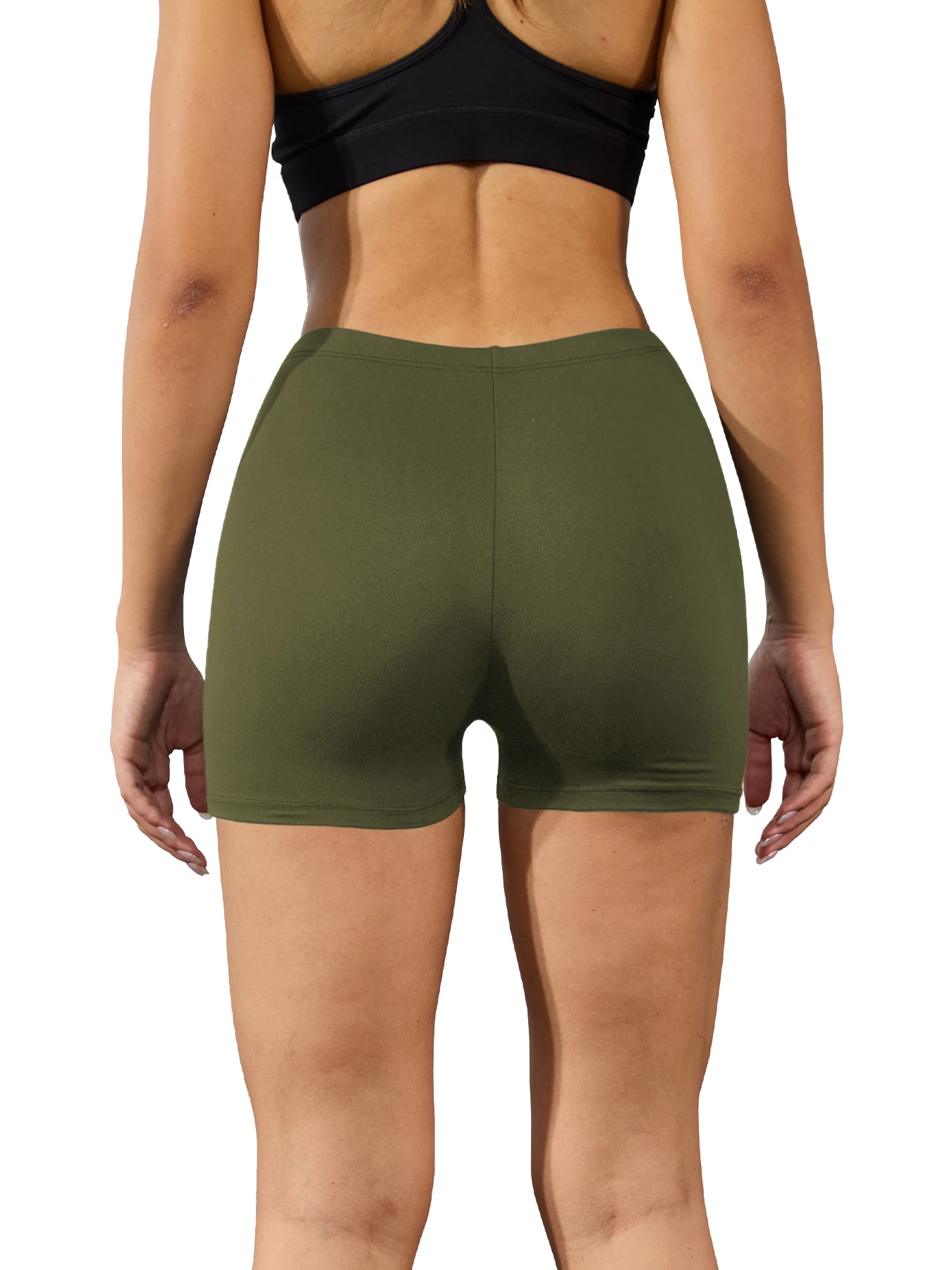 Damskie spodenki do jogi, biegania i jazdy na rowerze, super miękkie, wysoce elastyczne, nie prześwitujące, do ćwiczeń, na rower, do siłowni, odzież sportowa