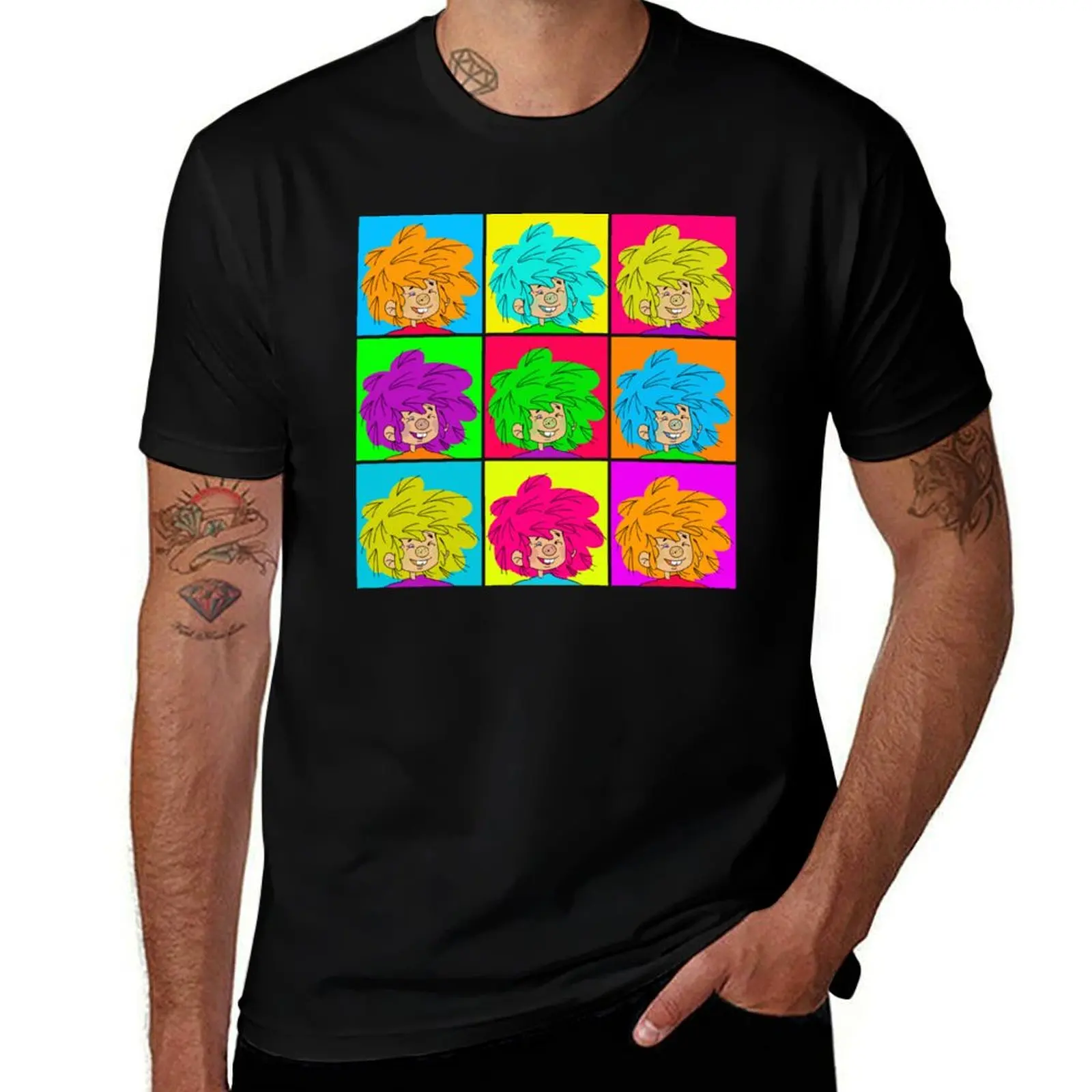 

Warhol inspired iconic Pumuckl T-Shirt sweat luxury designer anime figures shirts men