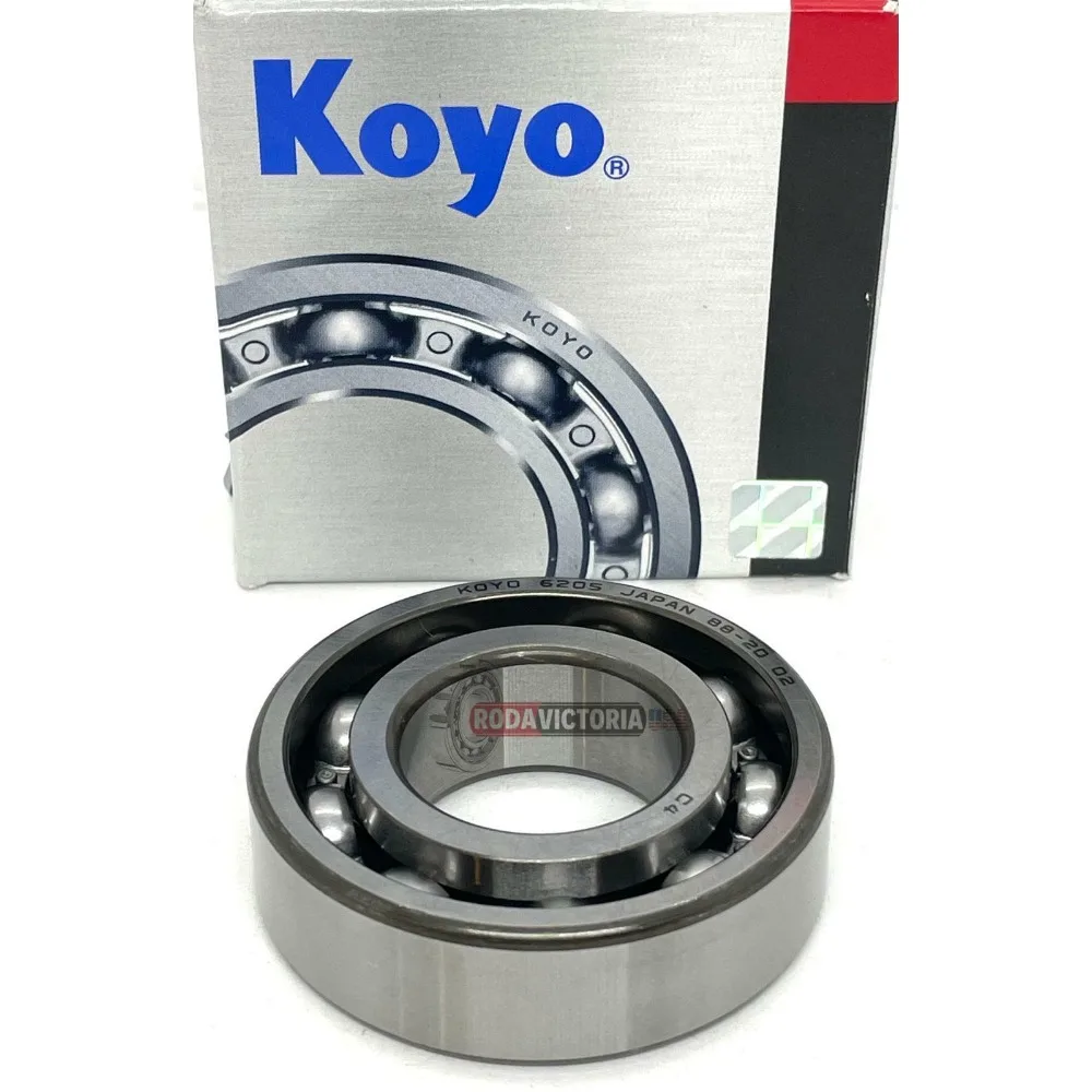 KOYO 6205 C4 Deep Groove Bearing, Open Type, No Seals 25x52x15 mm