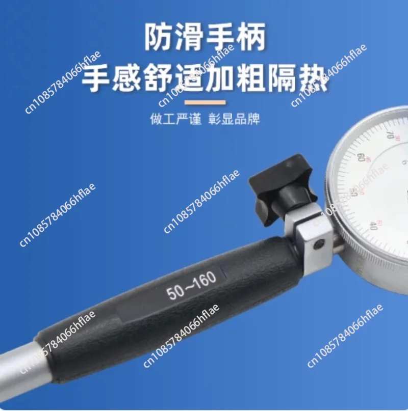 Dial Bore Gauge with 3-4mm,4-6mm,6-10mm Measuring Range, 0.01mm Precision Micron Dial Indicator